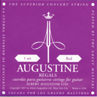 AUGUSTINE REG RED SETS - Regal Red classical guitar set Medium Tension