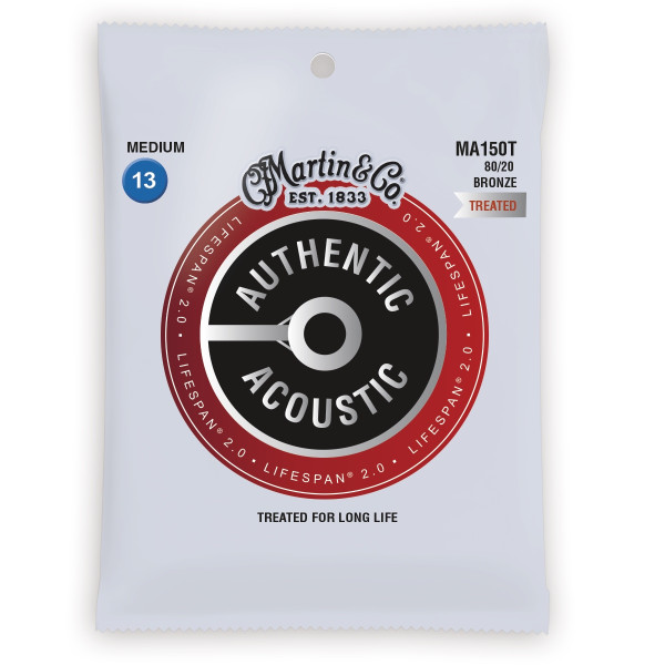 MARTIN MA150T - Authentic Acoustic Lifespan® 2.0, 80/20 Bronze, Medium