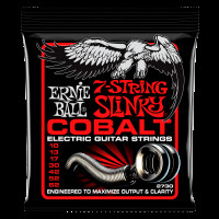 Ernie Ball P02730 - Skinny Top Heavy Bottom Slinky Cobalt 7-string Electric Guitar Strings