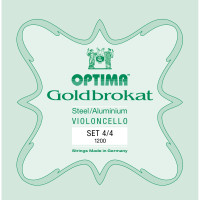 OPTIMA G.1200 - Cello Goldbrokat Set