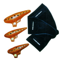 Karl Schwarz 0/041 - Clay and Wood Ocarina (F)