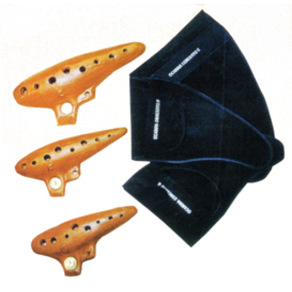 Karl Schwarz 0/042 - Clay and Wood Ocarina (C)