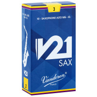 Vandoren SR803 - 3 Soprano Saxophone Reeds V21 Pack 10pcs