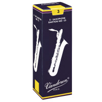 Vandoren SR243 - Eb 3 Saxophone Baritone Reeds Tradizional Pack 5pcs