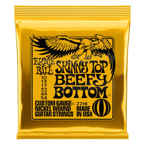 Ernie Ball P02216 - Skinny Top Beefy Bottom Nickel Wound electric guitar string set 10 - 54