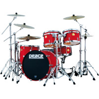 DP-22PG-5-#289 - Valódi lakkozott felületű, Canadian Rock juharfa testű, 5 részes dobszett