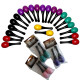 Peace RH-59 - Színes PVC mini maracas (pár)