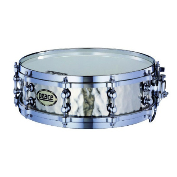 Peace SD-317 - 14 x 4 Nickel/Copper Han Hammered Series Snare