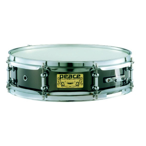 Peace SD-512 - 13x3,5 BLACK METAL Steel Snare - Black Nickel