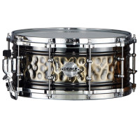 Peace SD-521 - Hand Hammered steel Snare 14x6,5 with diecast hoops