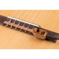 KNA NG-2 - NG-2 Portable piezo pickup with volume control for nylon-string guitar.