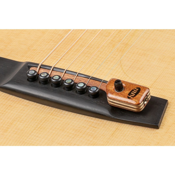 KNA SG-2 - SG-2 Portable piezo pickup with volume control for steel-string guitar