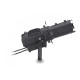 CENTOLIGHT SQUARE 100PZ - 100W Mini Led Profile Spot Light with Zoom, Beam Shaping Shutters & Gobo Slot