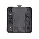 CENTOLIGHT PORTRAIT Q-AIR SET - Set of 8 LED PAR 4x12W RGBW 4in1 with lithium battery and flight case with charging function