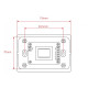 HELVIA MURA 310 - 10W Volume attenuator for 70-100V speakers, 11 positions + Off, with auxiliary line and 24V alarm control