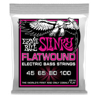 Ernie Ball P02814 - Flatwound Electric bass strings Super Slinky