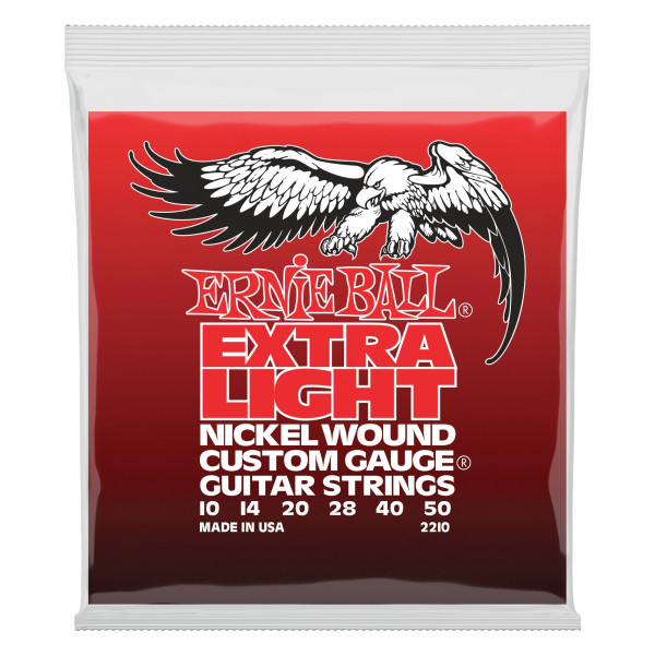 Ernie Ball P02210 - Nickel Wound Electric - Extra Light (wound G)