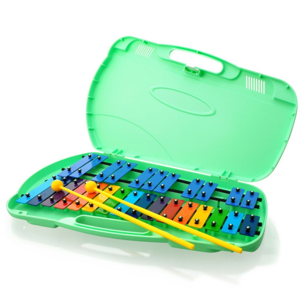 AG-27N - Cromatic Glockenspiel, 27 notes and colored bars