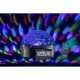 SOUNDSATION CB-630B - 6*3 W-os LED új kristálygömb-lámpa BT-vel, MP3 lejátszóval és távirányítóval