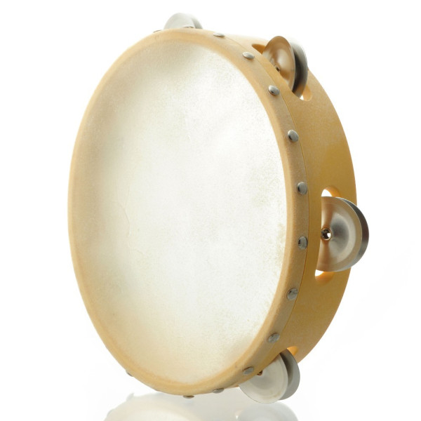 APT-10 - Tambourine Natural Leather large size