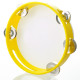 APT-7P - Tamburine with jingles in PVC and synthetic head - medium size