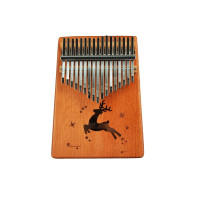 Angel ARK-N-REINDEER - Mahagóni kalimba 17 hangú- Reindeer design