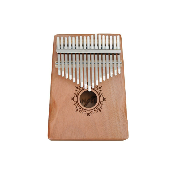 Angel ARK-B-FLOWER - Mahagóni kalimba, lekerekített testtel, 17 hangú - Flower design