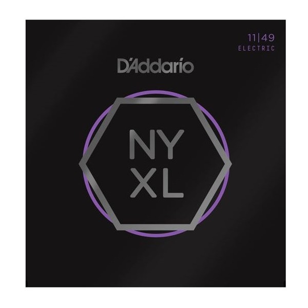D'Addario NYXL1149 - Nickel Wound Electric Guitar Strings, Medium, 11-49