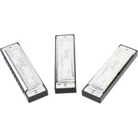 Fender 990701021 - Blues Deluxe Harmonica, Pack of 3, with Case