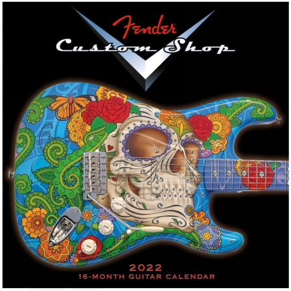 Fender 9190160000 - FENDER CUSTOM SHOP CALENDAR 2022