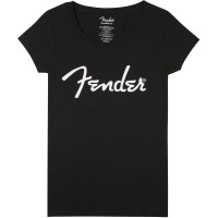 9193020501 - Fender® Spaghetti Logo Women's Tee Black Small