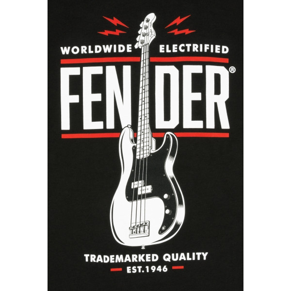 9190134906 - Fender® P-Bass® T-Shirt, Black, XXXL
