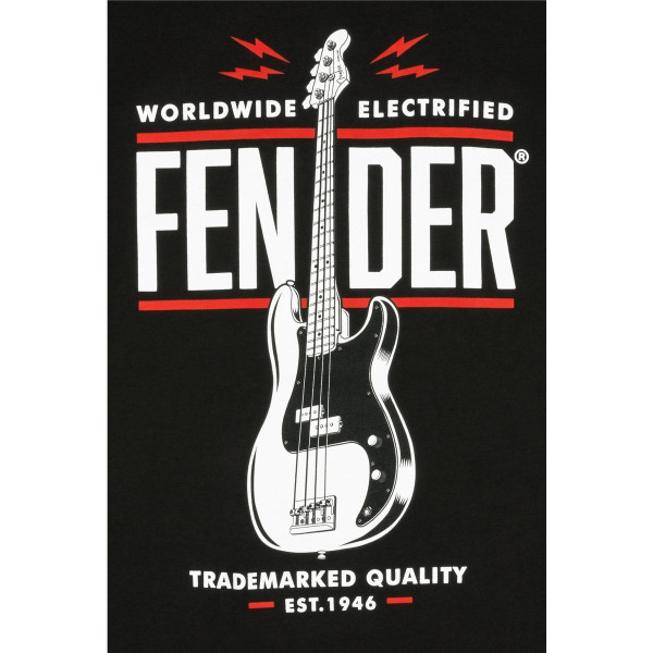 9190134406 - Fender® P-Bass® T-Shirt, Black, M