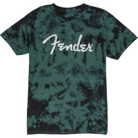 9122421306 - Fender Tie-Dye Logo T-Shirt, Blue, S