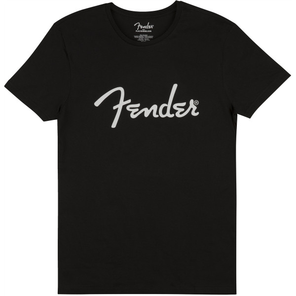 9193010503 - Fender® Spaghetti Logo Men's Tee Black Large