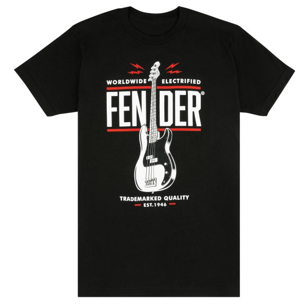 9190134306 - Fender® P Bass® T-Shirt, Black, S