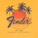 9190119606 - Fender® Palm Sunshine Unisex T-Shirt, Marigold, XL