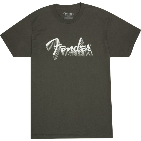 9122521506 - Fender Reflective Ink T-Shirt, Charcoal, L