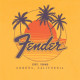 9190119406 - Fender® Palm Sunshine Unisex T-Shirt, Marigold, M