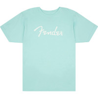 9192222506 - Fender® Spaghetti Logo T-Shirt, Daphne Blue, L