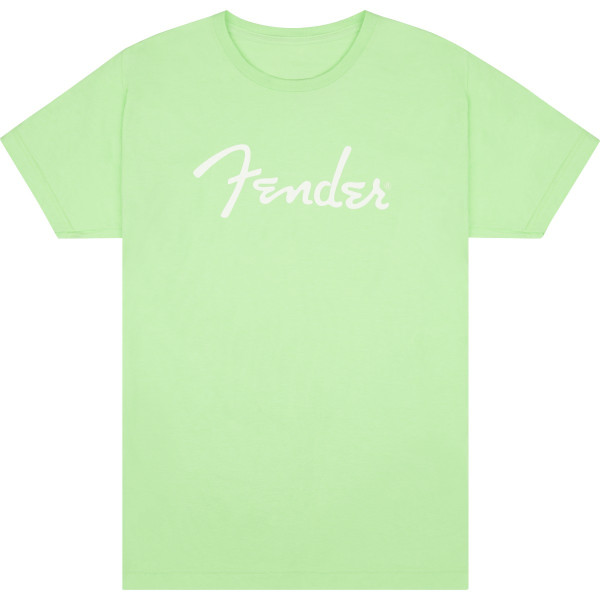 9192022506 - Fender® Spaghetti Logo T-Shirt, Surf Green, L