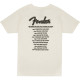 9192822606 - Fender® World Tour T-Shirt, Vintage White, XL