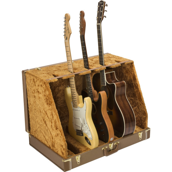 991015522 - Fender® Classic Series Case Stand - 5 Guitar, Brown