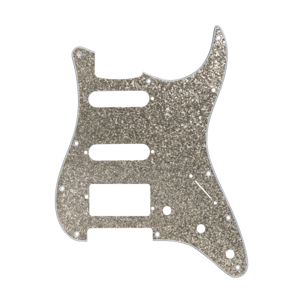 D'ANDREA DPP ST SIS HSS - Strat Pickguard Silver Sparkle (H-S-S)