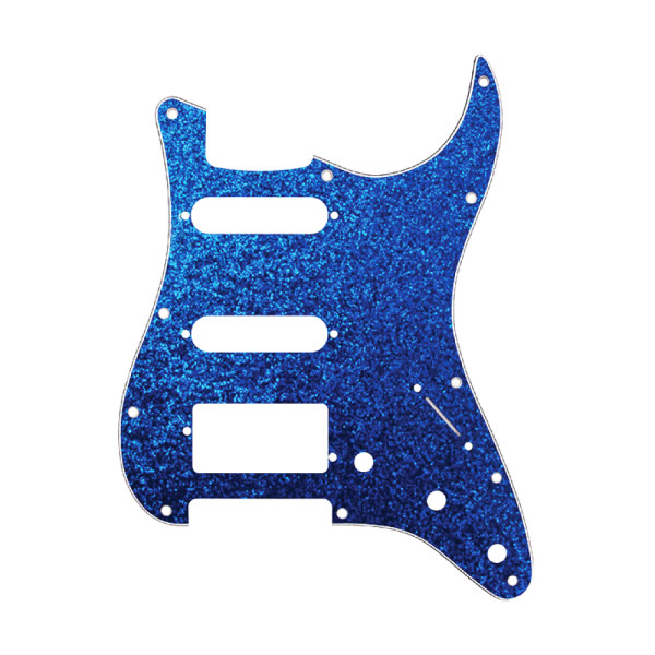 DPP ST BLS HSS - Strat Pickguard Blue Pearl (H-S-S)