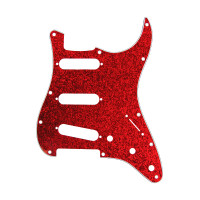 DPP ST RDS - Strat Pickguard Red Sparkle (S-S-S)