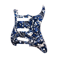 DPP ST BSP - Strat Pickguard Blue Swirl Pearl (S-S-S)