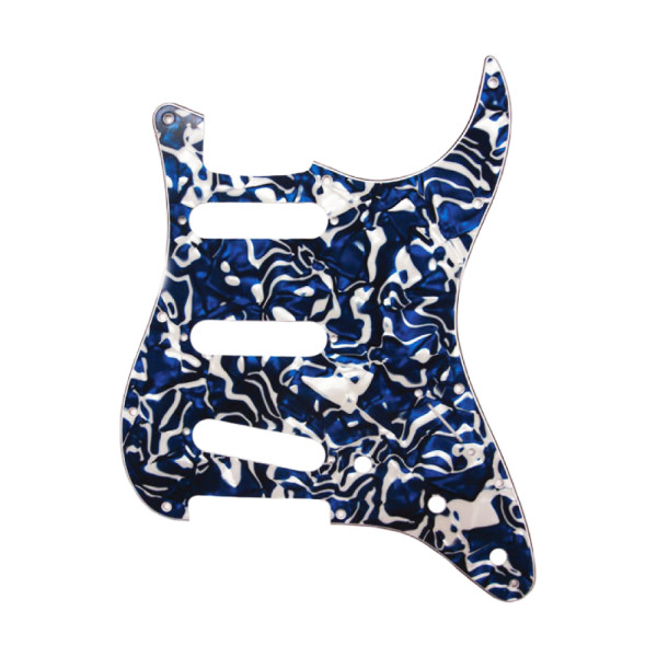 DPP ST BSP - Strat Pickguard Blue Swirl Pearl (S-S-S)