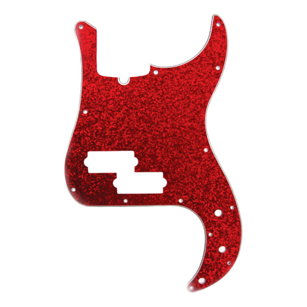 DPP PB RDS - P-Bass Pickguard Red Sparkle