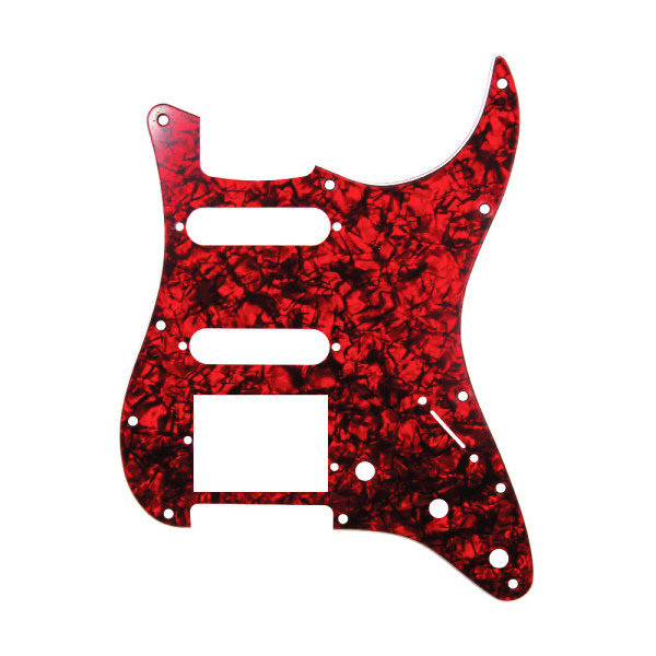 DPP ST RDP HSS - Strat Pickguard Red Pearl (H-S-S)